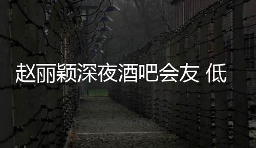 颖深夜酒友 赵丽开现身吧会低调才离五点凌晨